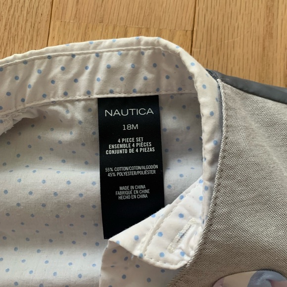 Waist coat suit-four piece (waist coat, shirt, pocket square and pants) size 18m - Picture 2 of 2